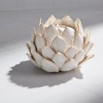 Dorma Artichoke Tealight Candle Holder Cream