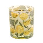 Elements Ochre Lemon Bergamot Candle Yellow