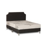 Deluxe Linen Divan Base Black