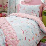 Portfolio Home Kids Club Magical Unicorns Reversible Duvet Cover and Pillowcase Set Pink / White