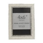 Pearl Effect Silver Frame Silver
