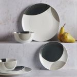 Elements Grey Circle 12 Piece Dinner Set Grey