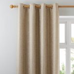 Bali Gold Eyelet Curtains Gold