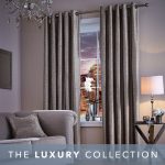 5A Fifth Avenue Broadway Mink Eyelet Curtains Mink
