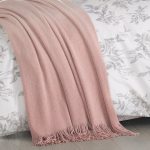 Holly Willoughby Savannah Pink Ombre Throw Pink