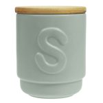 Elements Grey Sugar Canister Grey