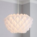 Honeycombe White Easy Fit Pendant White