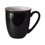 Denby Elements Black Mug Black