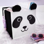 Panda Storage Cube Black and White
