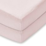 Pack of 2 Pink 100% Cotton Flannelette Cot Fitted Sheets Pink