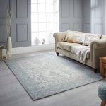 Dorma Regency Duck Egg Chenille Rug Duck Egg (Blue)