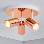 Carter 3 Light Copper Spotlight Copper