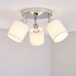 Elva Chrome 3 Light Spotlight Silver