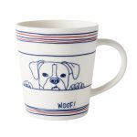 Royal Doulton Dog Mug White