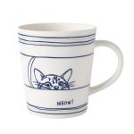 Royal Doulton Cat Mug White