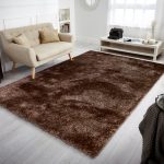 Chocolate Indulgence Shaggy Rug Chocolate (Brown)