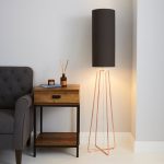Hester Floor Lamp Charcoal (Grey)
