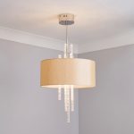 Genoa LED Bubble Fitting with Shade Champagne