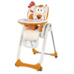 Chicco Polly 2 Start 4 Wheel Fancy Chiken Highchair MultiColoured