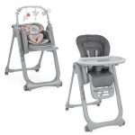 Chicco Polly Magic 2 in 1 Bouncer and Highchair Grey