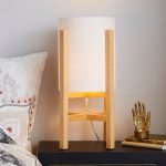 Lolo Wood Table Lamp White