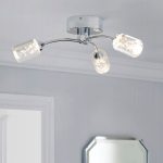 Tillson Bathroom LED Bubble Three Light Silver