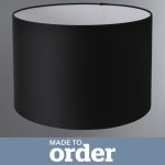 Made To Order 40cm Drum Shade Royalty Black