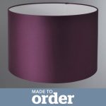 Made To Order 40cm Drum Shade Royalty Plum