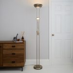 Father Child Satin Chrome LED Floor Lamp Chrome (Silver)