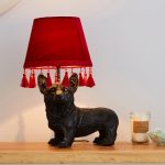 Harry the Corgi Table Lamp Black
