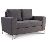 Tuscany 2 Seater Fabric Sofa Grey