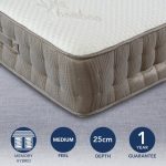 Bedmaster Bamboo Vitality 2000 Mattress White