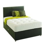 EcoEasy Platform Top Chenille Divan Set Black