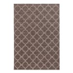 Grey Trellis Chenille Rug Grey