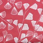 MissPrint Fern Coral Fabric Coral