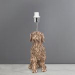 Flynn The Dog Brown Table Lamp Base Brown