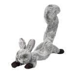 Grey Rabbit Dog Toy Grey