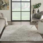 Ivory Damask 6 Rug Natural