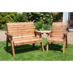 Charles Taylor 3 Seat Companion Set with Angle Tray Natural