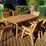Charles Taylor 6 Seat Wooden Dining Set Wood (Brown)