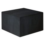 Worth Gardening Black 4 Seat Cube Furniture Set Cover Black