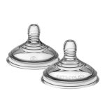 Tommee Tippee Advanced Anti Colic Two Pack Medium Flow Teats Clear