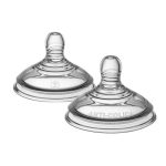 Tommee Tippee Advanced Anti Colic Two Pack Fast Flow Teats Clear
