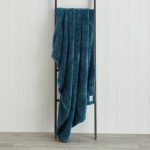 Teddy Bear Teal Throw Teal
