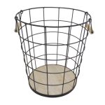 Grey Wire Basket Grey