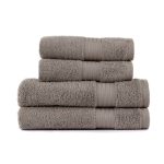 Stone Egyptian Cotton 4 Piece Towel Bale Stone