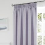 Tyla Mauve Blackout Pencil Pleat Curtains Mauve