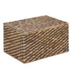 Water Hyacinth Monochrome Basket Natural