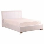 Rimini Faux Leather Ottoman Bed Frame White