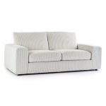Champ Fabric 3 Seater Sofa Cream